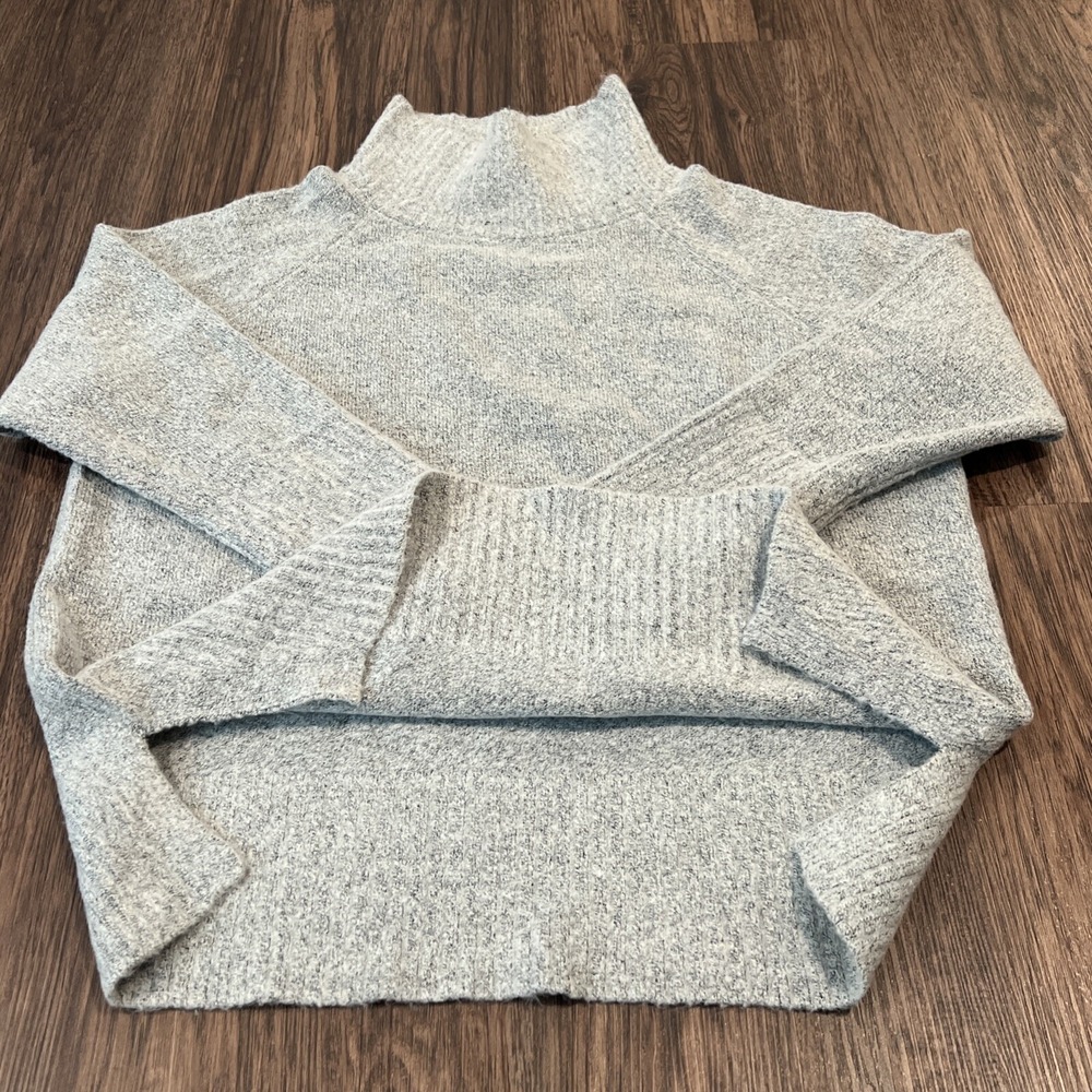 ICHI Women's  Pullover Sweater Multicolor Gray Size S Long Sleeve -